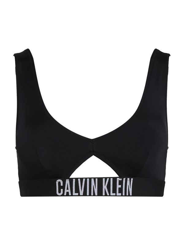 Calvin Klein Swimwear Calvin Klein Swimwear Bikini zgornji del  črna / off-bela