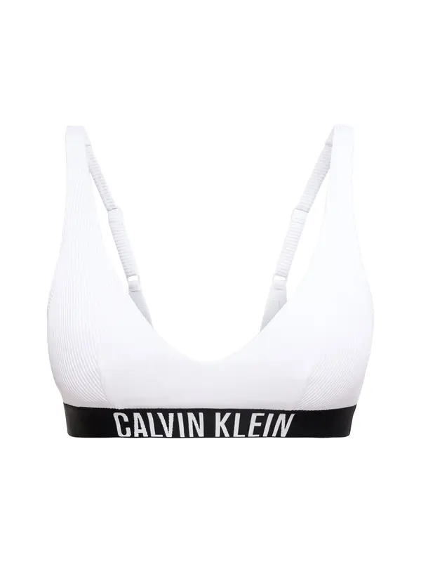 Calvin Klein Swimwear Calvin Klein Swimwear Bikini zgornji del 'Intense Power'  črna / bela
