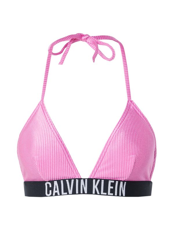 Calvin Klein Swimwear Calvin Klein Swimwear Bikini zgornji del 'Intense Power'  roza / črna / bela