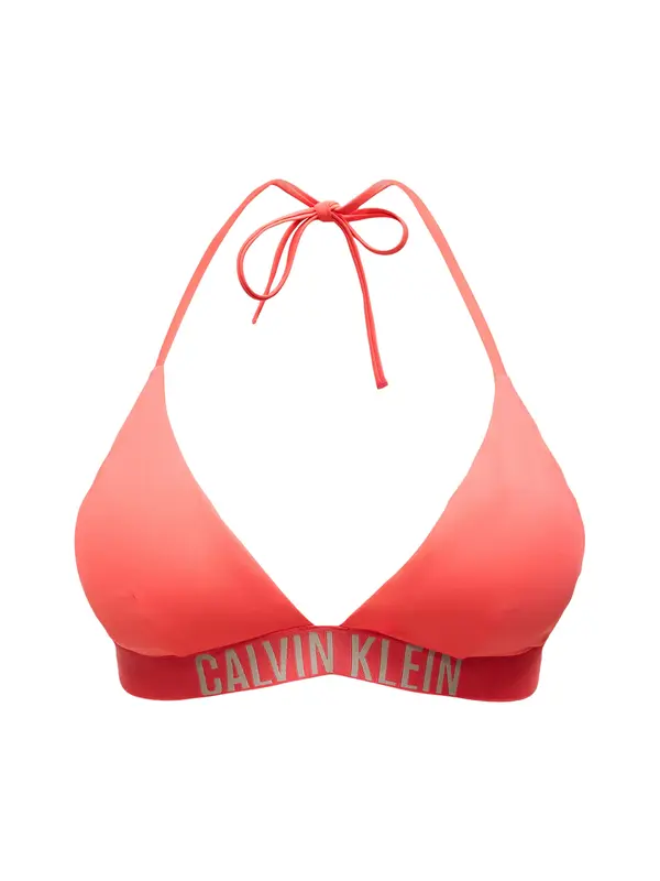 Calvin Klein Swimwear Calvin Klein Swimwear Bikini zgornji del 'INTENSE POWER'  siva / roza