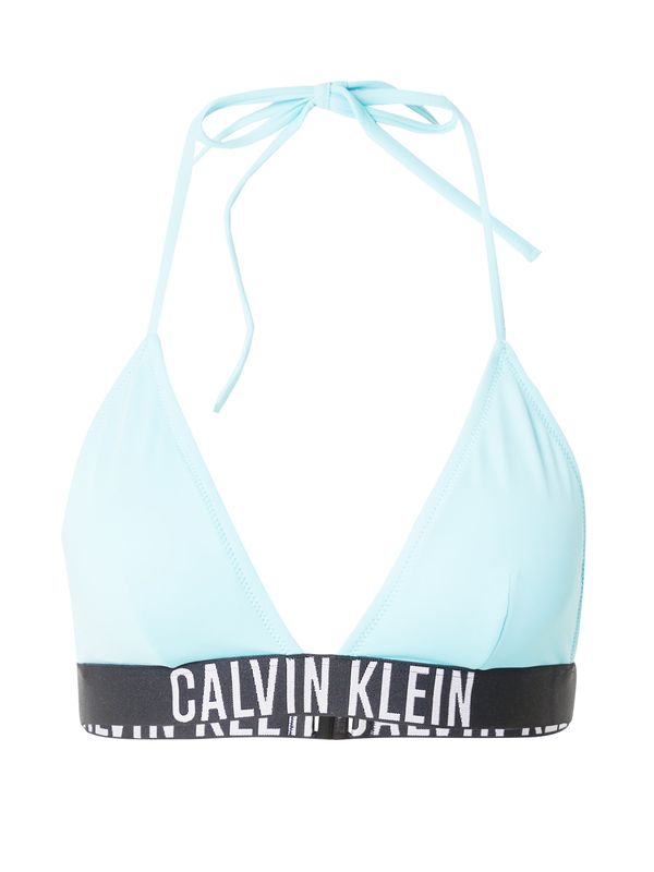 Calvin Klein Swimwear Calvin Klein Swimwear Bikini zgornji del 'Intense Power'  svetlo modra / črna / bela