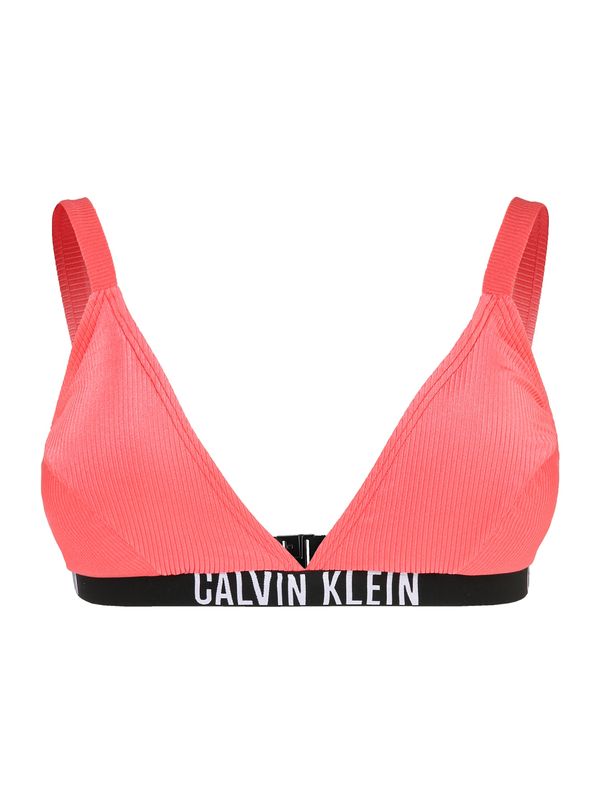 Calvin Klein Swimwear Calvin Klein Swimwear Bikini zgornji del  korala / črna / bela