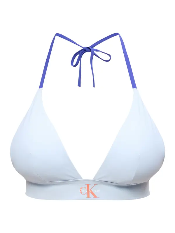 Calvin Klein Swimwear Calvin Klein Swimwear Bikini zgornji del  marine / svetlo modra / oranžna