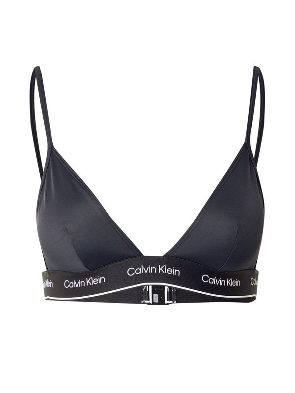 Calvin Klein Swimwear Calvin Klein Swimwear Bikini zgornji del 'Meta Legacy'  črna / bela