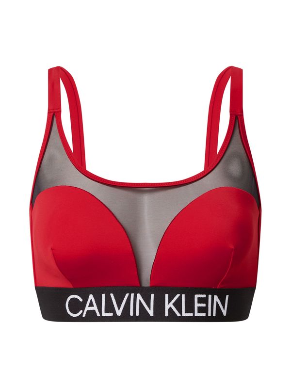 Calvin Klein Swimwear Calvin Klein Swimwear Bikini zgornji del  rdeča / črna