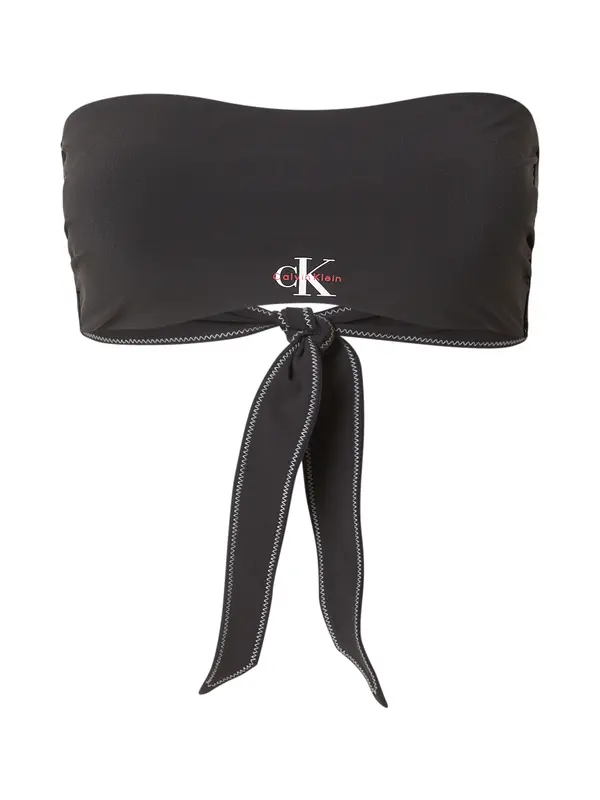 Calvin Klein Swimwear Calvin Klein Swimwear Bikini zgornji del  rdeča / črna / bela