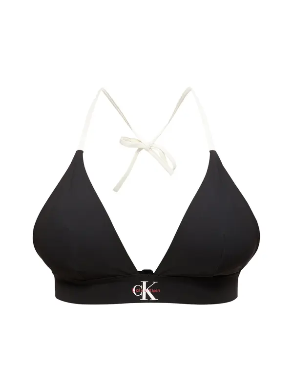 Calvin Klein Swimwear Calvin Klein Swimwear Bikini zgornji del  rdeča / črna / bela