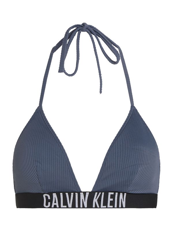 Calvin Klein Swimwear Calvin Klein Swimwear Bikini zgornji del  siva / črna / bela