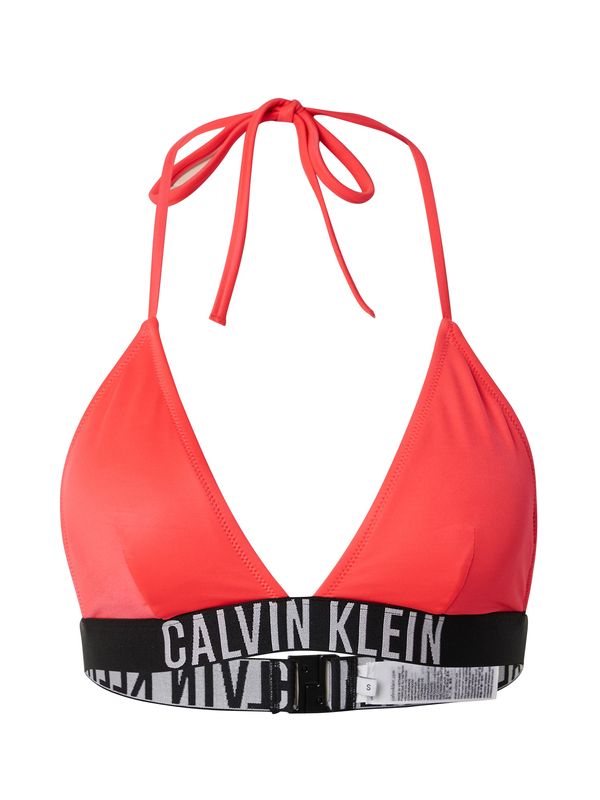 Calvin Klein Swimwear Calvin Klein Swimwear Bikini zgornji del  siva / rdeča / črna