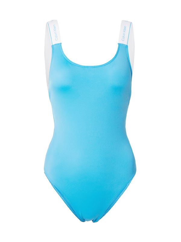 Calvin Klein Swimwear Calvin Klein Swimwear Enodelne kopalke  azur / bela