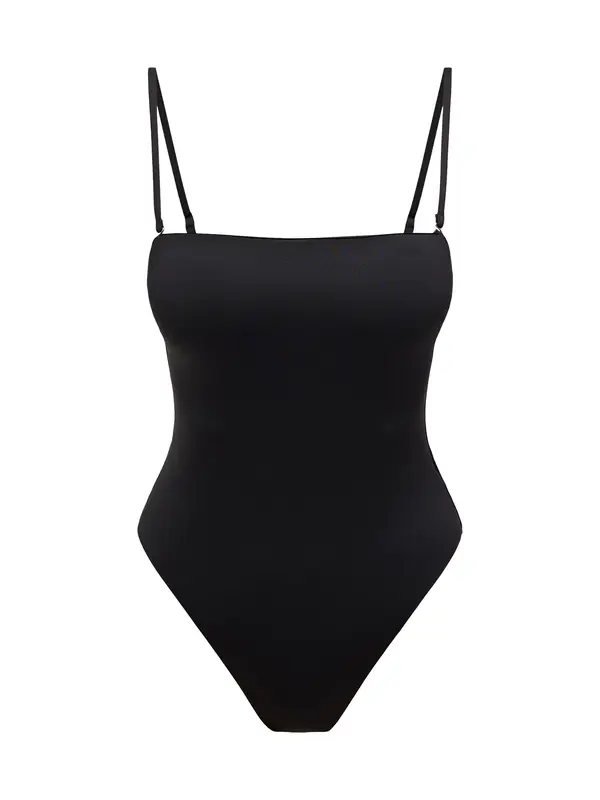 Calvin Klein Swimwear Calvin Klein Swimwear Enodelne kopalke 'Essentials'  črna