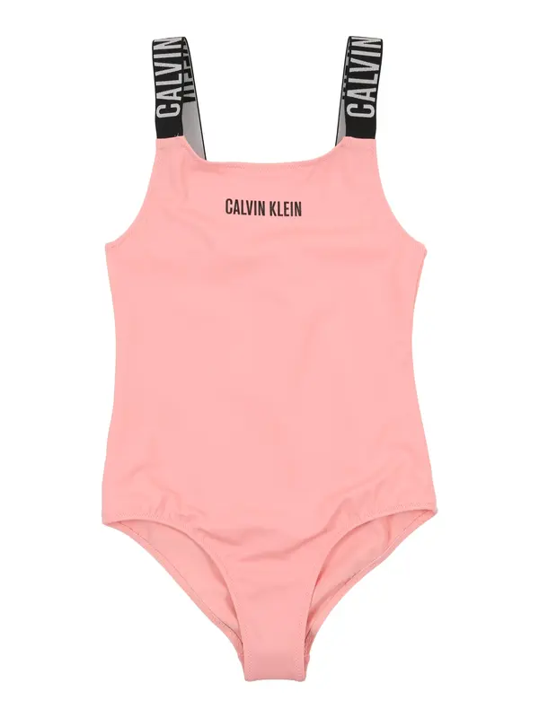 Calvin Klein Swimwear Calvin Klein Swimwear Enodelne kopalke 'Intense Power'  svetlo siva / roza / črna