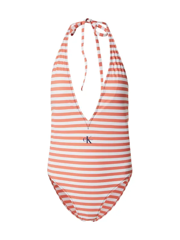 Calvin Klein Swimwear Calvin Klein Swimwear Enodelne kopalke  korala / bela