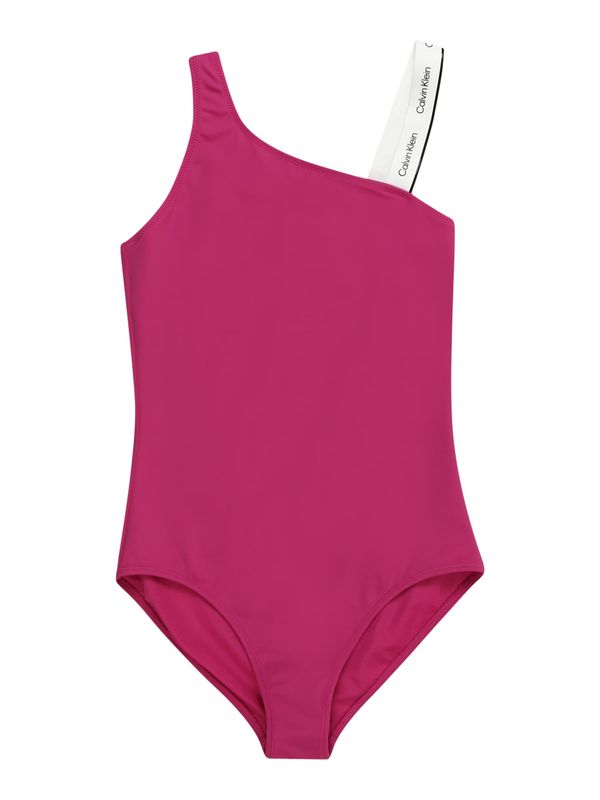 Calvin Klein Swimwear Calvin Klein Swimwear Enodelne kopalke  lila / bela