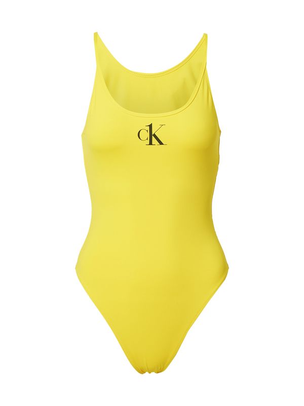 Calvin Klein Swimwear Calvin Klein Swimwear Enodelne kopalke  rumena / črna