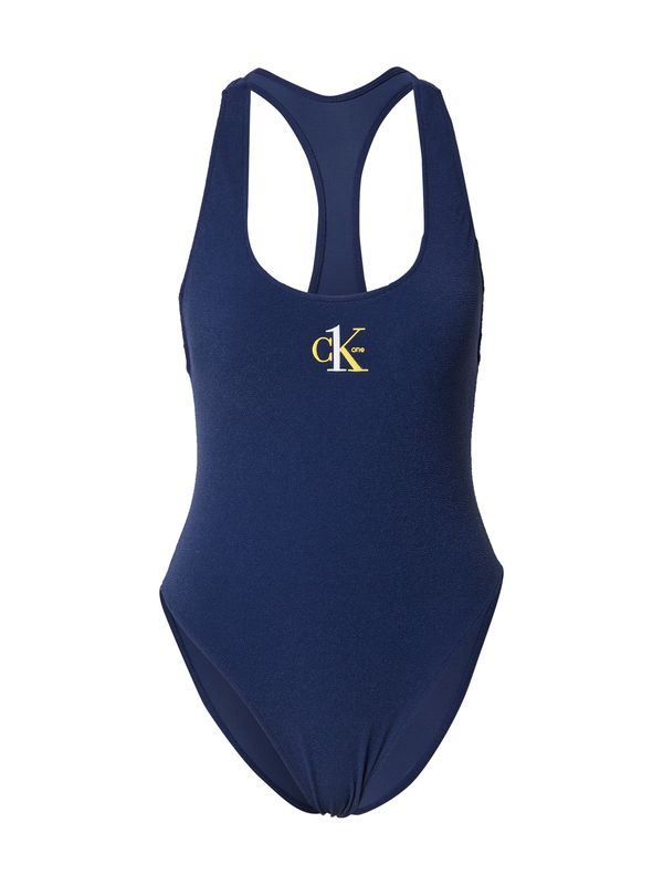 Calvin Klein Swimwear Calvin Klein Swimwear Enodelne kopalke  temno modra / rumena / bela