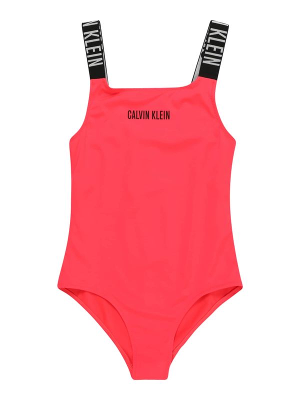 Calvin Klein Swimwear Calvin Klein Swimwear Enodelne kopalke  vijolična / črna / bela