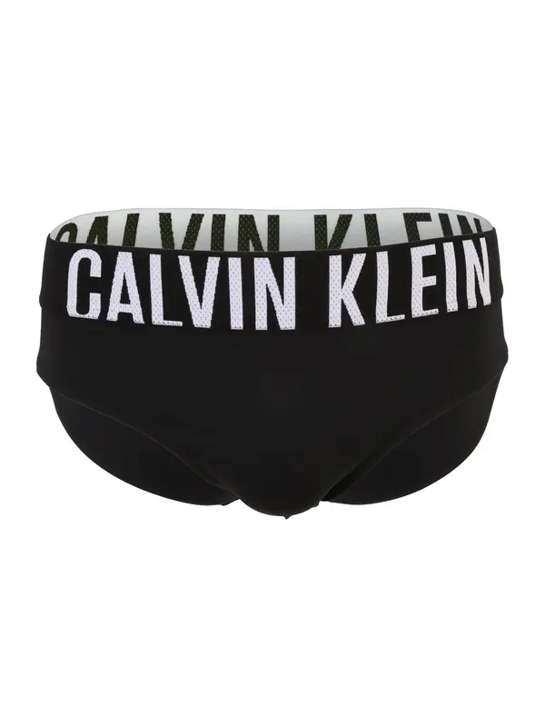 Calvin Klein Swimwear Calvin Klein Swimwear Kopalne hlače 'Intense Power'  črna / bela