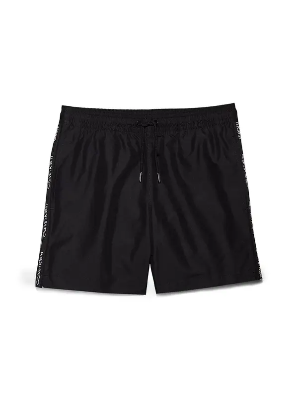 Calvin Klein Swimwear Calvin Klein Swimwear Kratke kopalne hlače  črna / bela