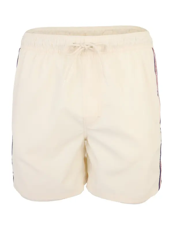 Calvin Klein Swimwear Calvin Klein Swimwear Kratke kopalne hlače 'DRAWSTRING'  temno modra / rdeča / volneno bela