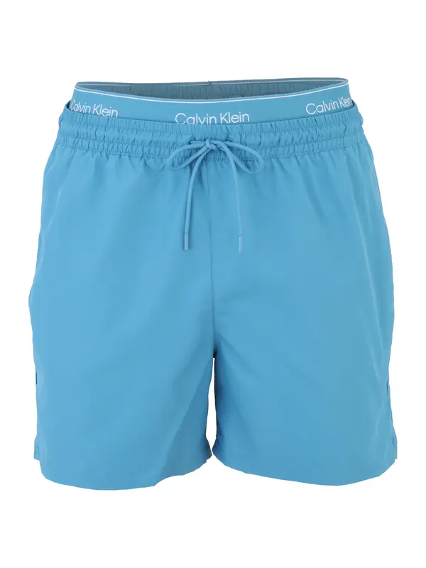 Calvin Klein Swimwear Calvin Klein Swimwear Kratke kopalne hlače 'ESSENTIALS'  nebeško modra / bela