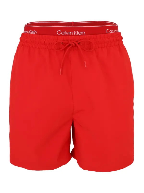 Calvin Klein Swimwear Calvin Klein Swimwear Kratke kopalne hlače 'ESSENTIALS'  rdeča