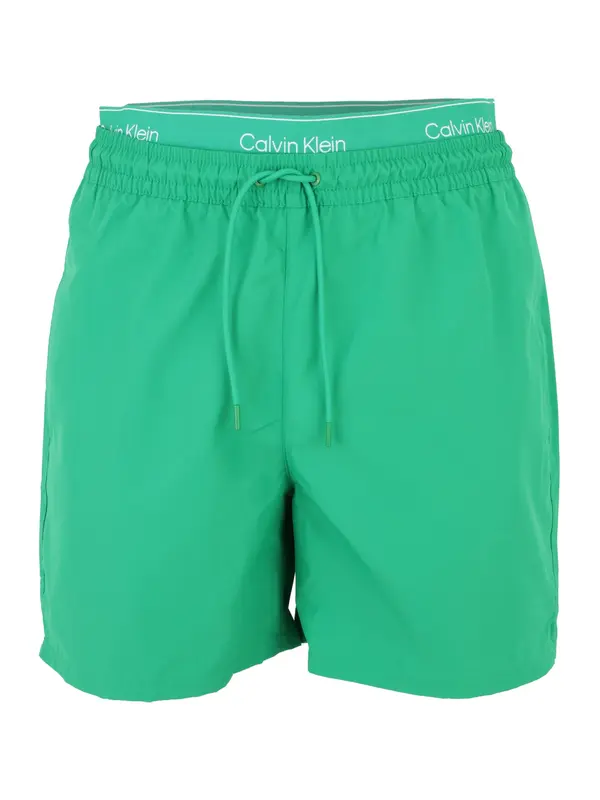Calvin Klein Swimwear Calvin Klein Swimwear Kratke kopalne hlače 'ESSENTIALS'  zelena