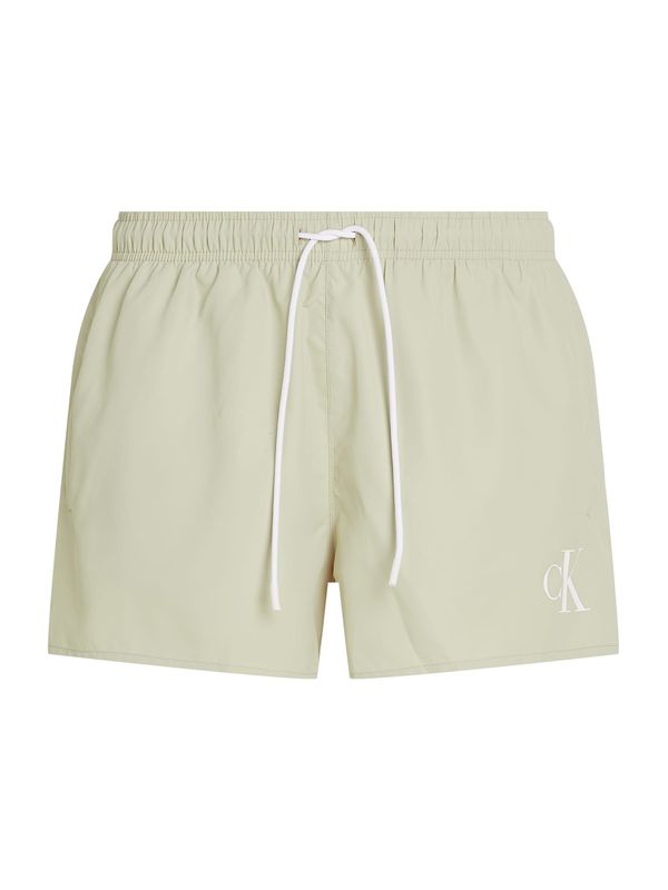 Calvin Klein Swimwear Calvin Klein Swimwear Kratke kopalne hlače  greige / bela