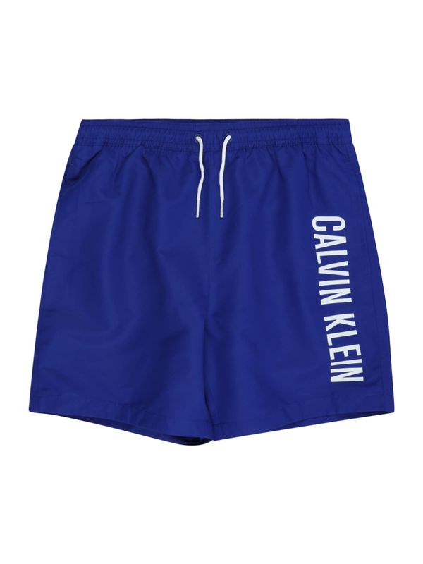 Calvin Klein Swimwear Calvin Klein Swimwear Kratke kopalne hlače 'Intense Power'  mornarska / off-bela