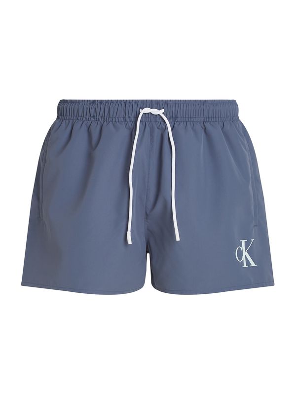 Calvin Klein Swimwear Calvin Klein Swimwear Kratke kopalne hlače  kamen / bela