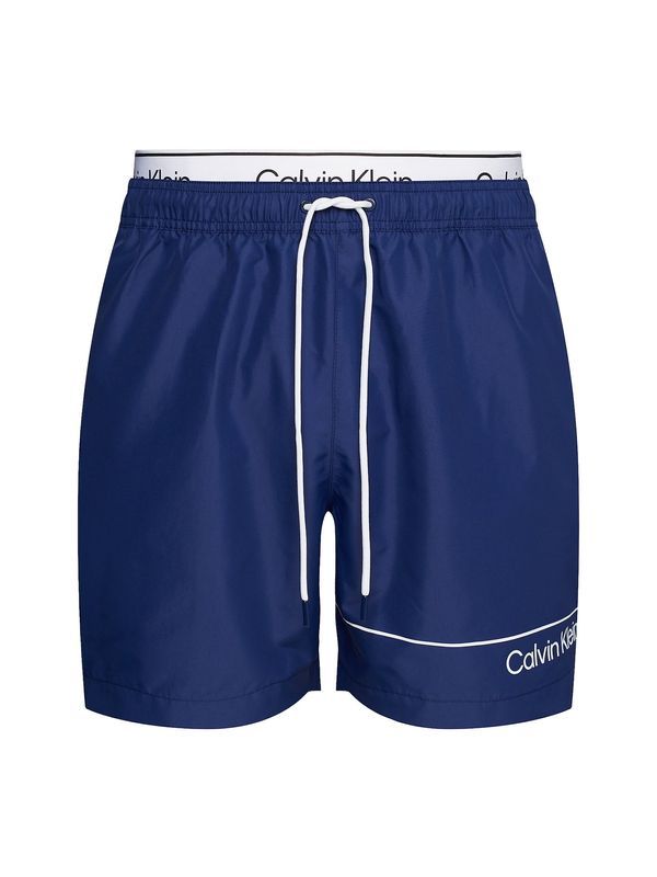 Calvin Klein Swimwear Calvin Klein Swimwear Kratke kopalne hlače  marine / bela