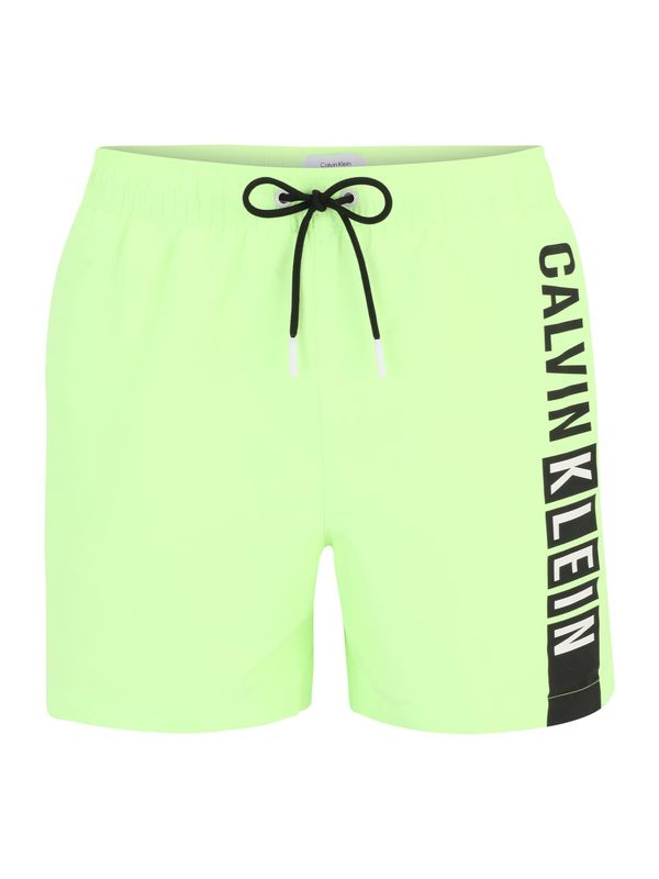 Calvin Klein Swimwear Calvin Klein Swimwear Kratke kopalne hlače  neonsko zelena / črna