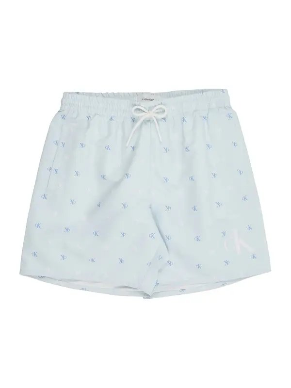Calvin Klein Swimwear Calvin Klein Swimwear Kratke kopalne hlače  opal / pastelno modra / bela