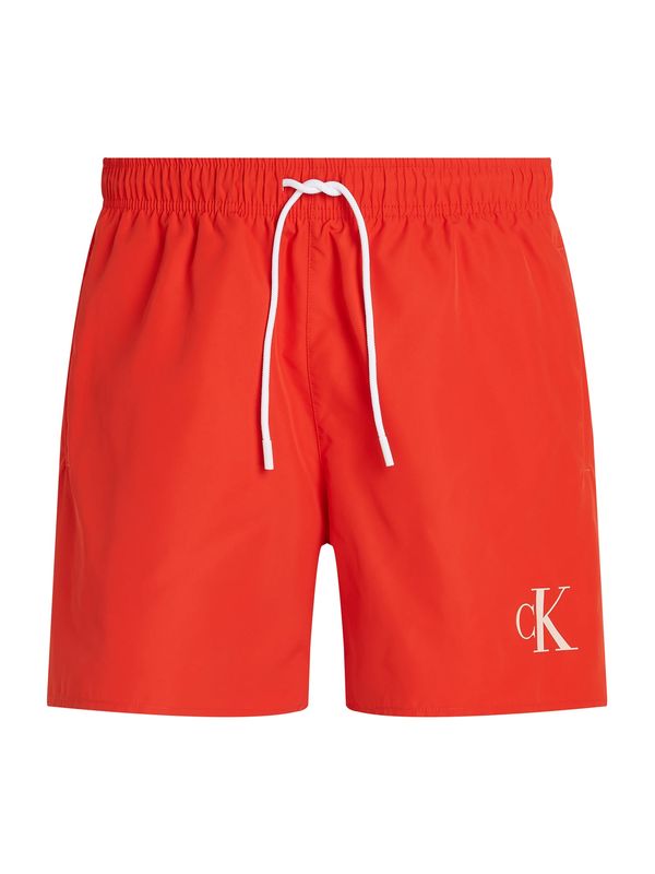 Calvin Klein Swimwear Calvin Klein Swimwear Kratke kopalne hlače  oranžno rdeča