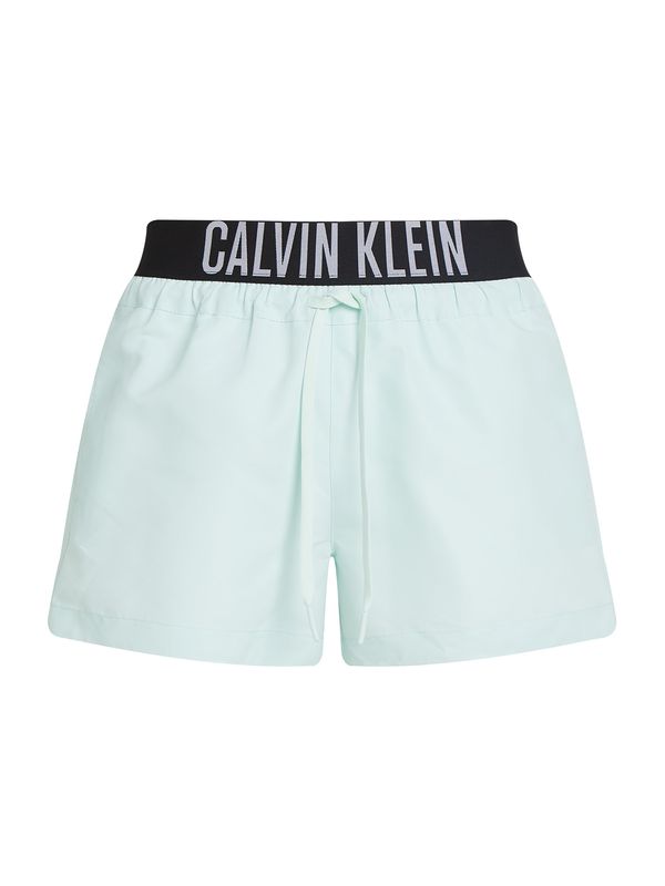 Calvin Klein Swimwear Calvin Klein Swimwear Kratke kopalne hlače  pastelno modra / črna