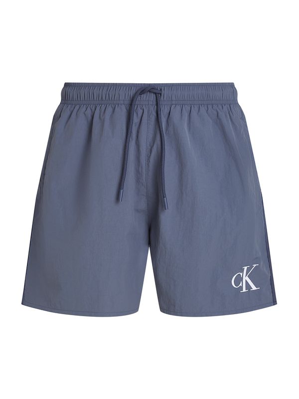 Calvin Klein Swimwear Calvin Klein Swimwear Kratke kopalne hlače  safir / bela