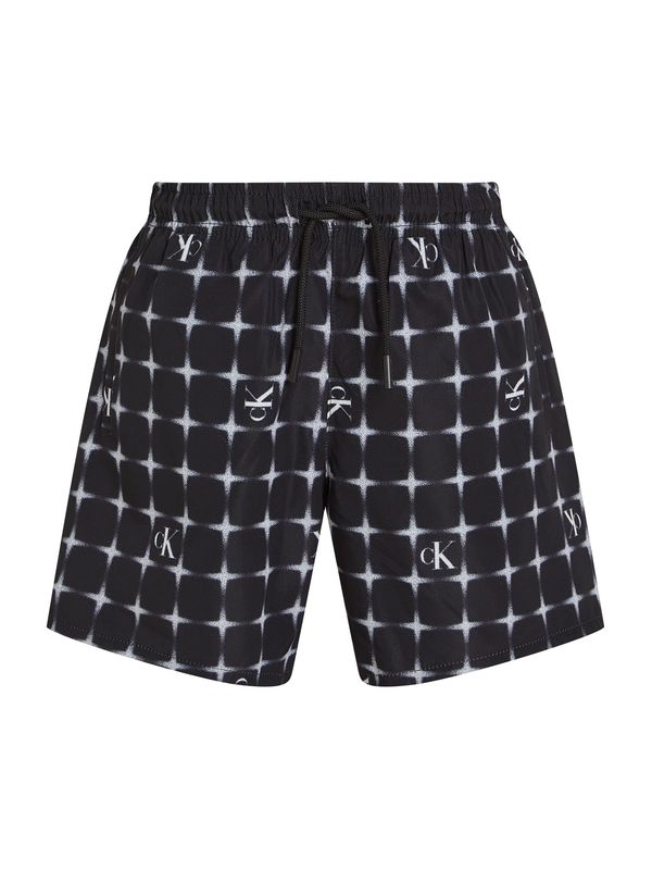Calvin Klein Swimwear Calvin Klein Swimwear Kratke kopalne hlače  svetlo siva / črna