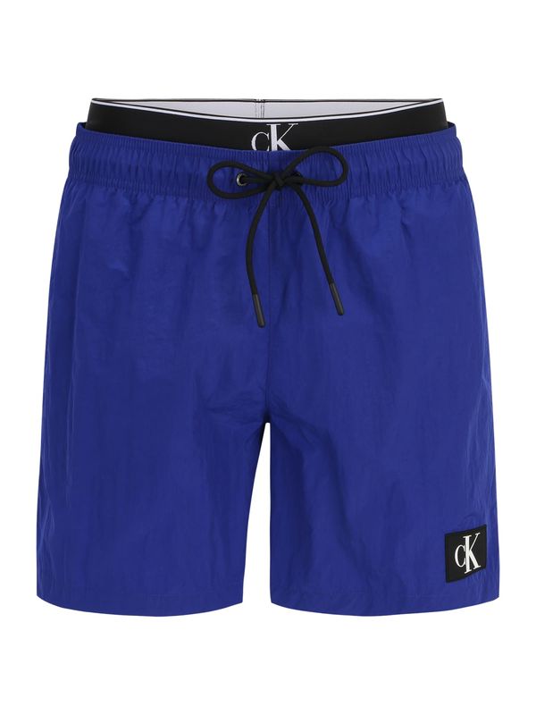 Calvin Klein Swimwear Calvin Klein Swimwear Kratke kopalne hlače  ultra mornarsko modra / črna / bela
