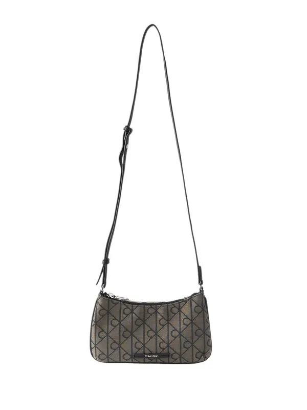 Calvin Klein Calvin Klein Torba za čez ramo 'Emblem Convertible'  bež / črna