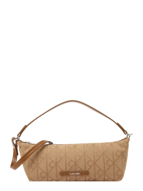 Calvin Klein Calvin Klein Torba za čez ramo 'Emblem Convertible Shoulder'  pesek / rjava