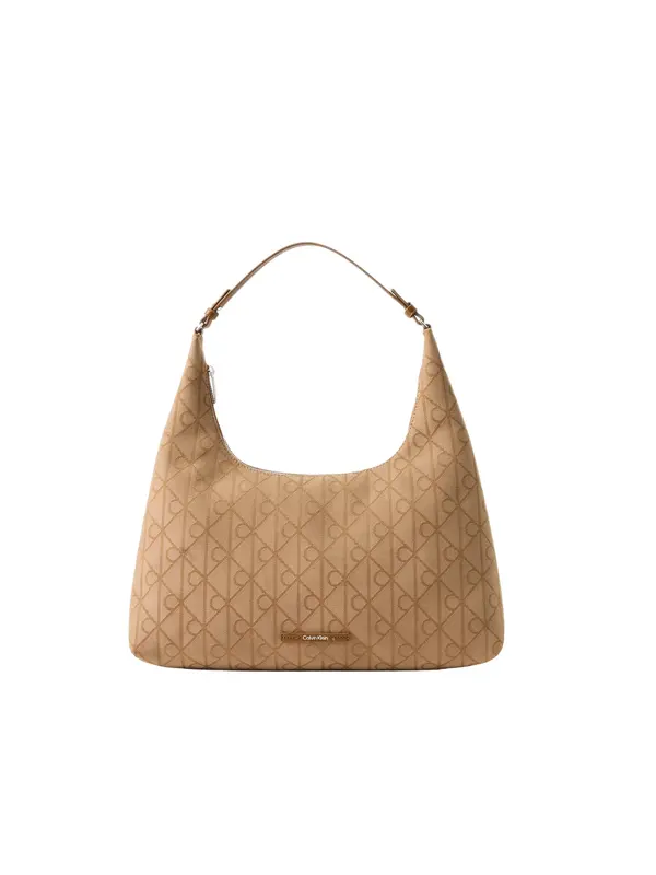 Calvin Klein Calvin Klein Torba za čez ramo 'Emblem Hobo'  kaki