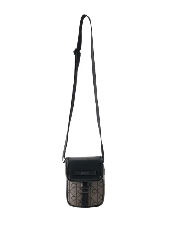 Calvin Klein Calvin Klein Torba za čez ramo 'Emblem'  temno bež / črna