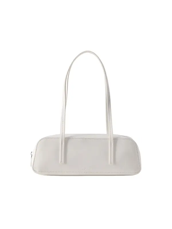 Calvin Klein Calvin Klein Torba za čez ramo 'Foil Logo Glossy Shoulder'  bela