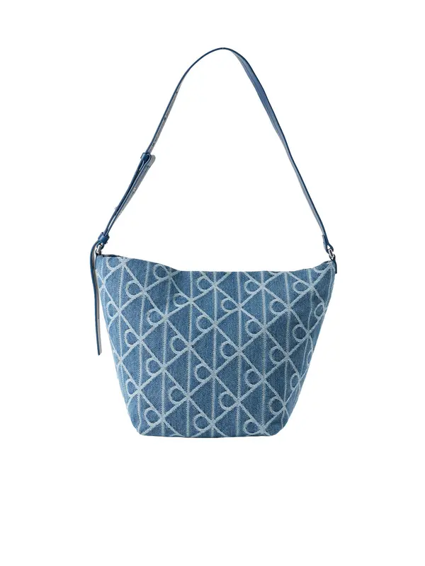 Calvin Klein Calvin Klein Torba za čez ramo  moder denim / bela