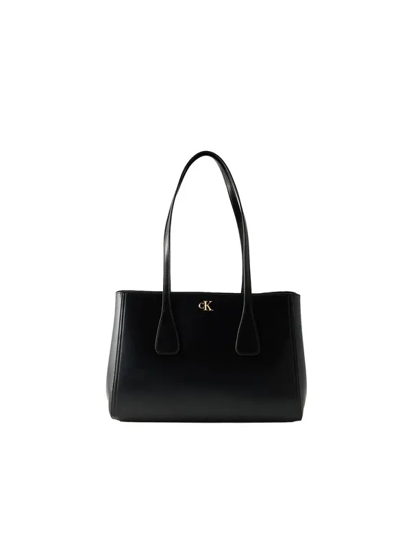 Calvin Klein Calvin Klein Torba za čez ramo 'Monogram Logo Business Tote'  črna