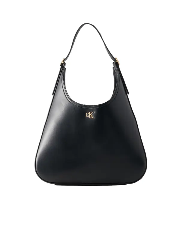 Calvin Klein Calvin Klein Torba za čez ramo 'Monogram Plaque Shoulder'  črna