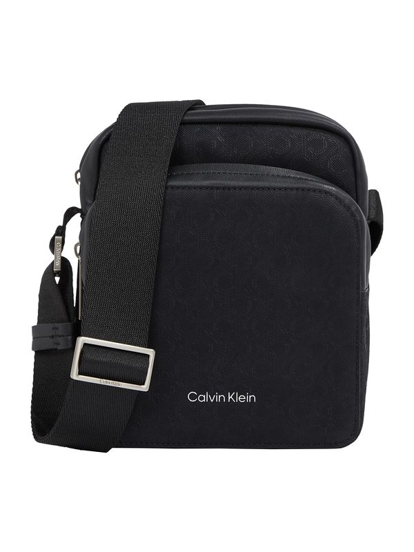 Calvin Klein Calvin Klein Torba za čez ramo 'MUST'  črna / srebrna