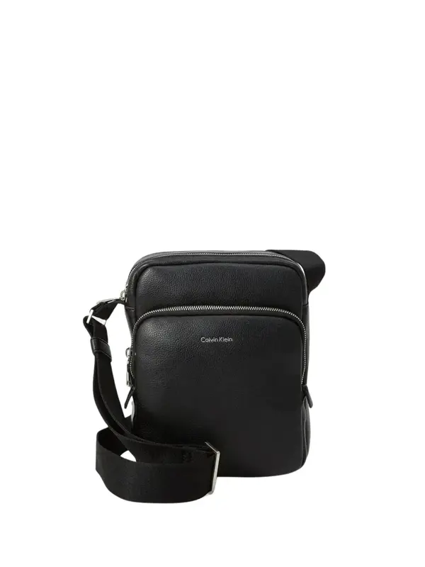 Calvin Klein Calvin Klein Torba za čez ramo 'RAISED POCKET REPORTER TRACOLLINA'  črna