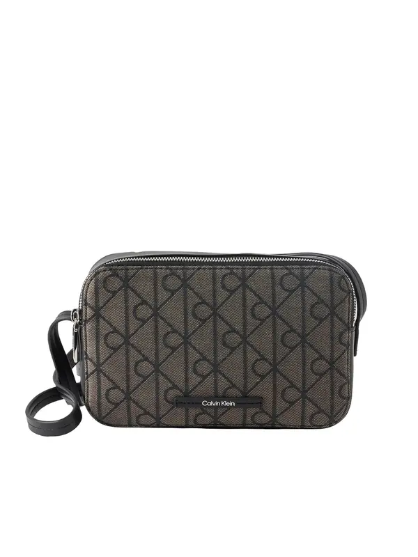 Calvin Klein Calvin Klein Torba za čez ramo  temno bež / črna