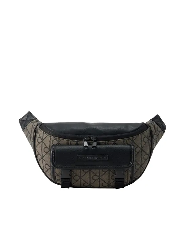 Calvin Klein Calvin Klein Torbica za okrog pasu 'Water Repellent Logo'  rjava / črna